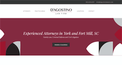 Desktop Screenshot of dagostinolawyers.com