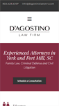 Mobile Screenshot of dagostinolawyers.com